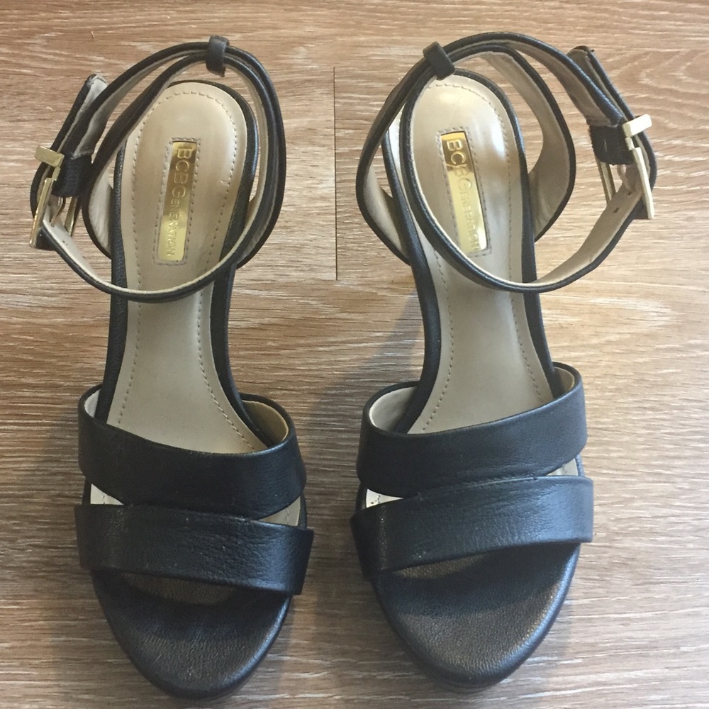 BCBGeneration Black Heels